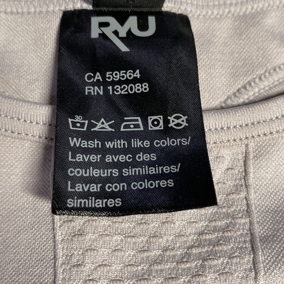 RYU Sports Bra Vapor Taupe (Raindrop)Padded Pullover Canadian Design M NWT - Picture 9 of 13